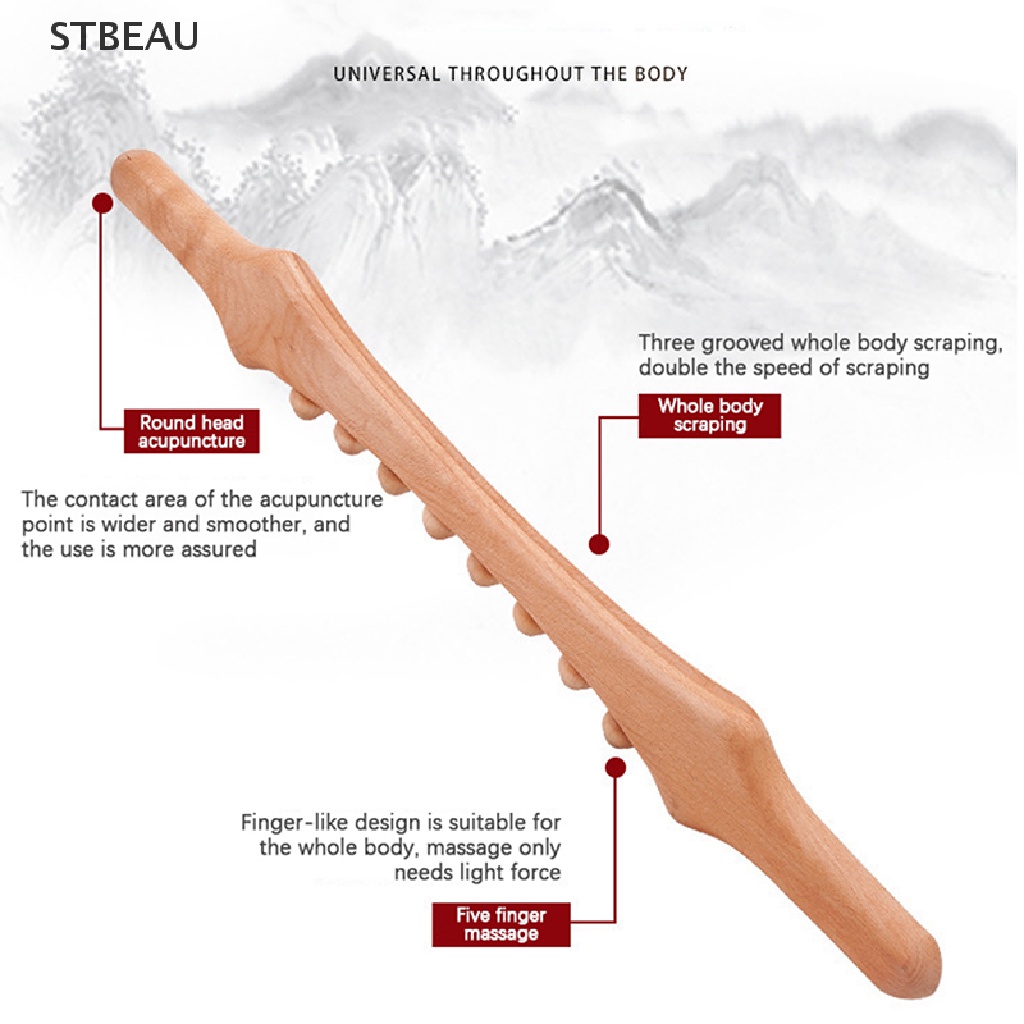 Dụng cụ mát xa gua sha 8/10  hạt thư giãn cơ thể làm ấm tiện lợi