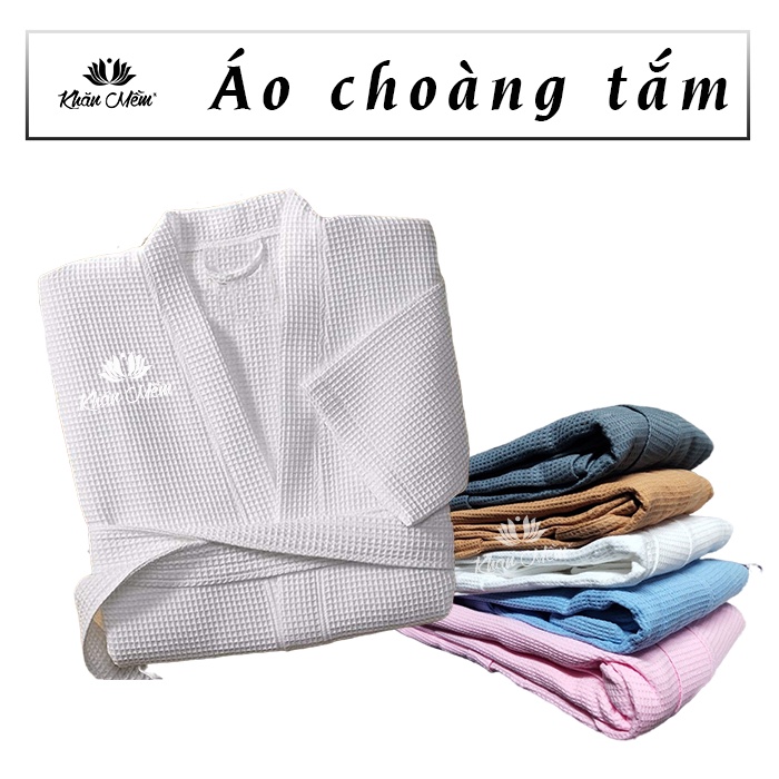 [Hàng Thiết Kế] Áo Choàng Tắm Khách Sạn Cao Cấp Sang Chảnh (đủ size trẻ em, người lớn)