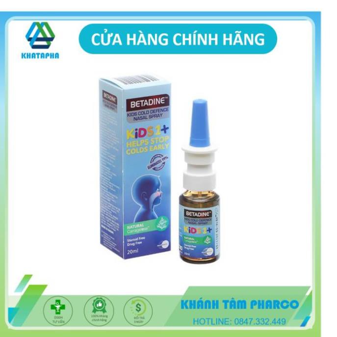 BETADINE Cold Defence Nasal Spray 20ml - Dung dịch xịt mũi ngừa cảm cúm | BigBuy360 - bigbuy360.vn
