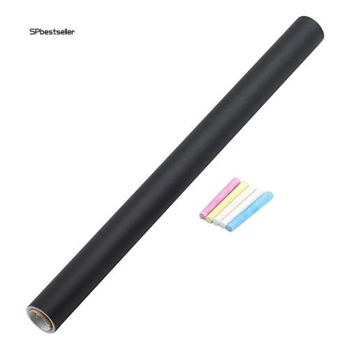 Bảng đen dán tường kèm 5 viên phấn cho trẻ + 5 viên phấn