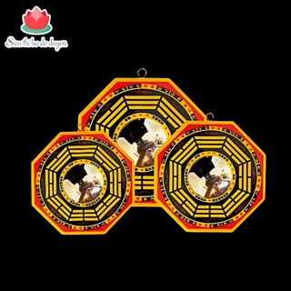 Gương bát quái gỗ 3 cỡ phong thuỷ đồ cúng