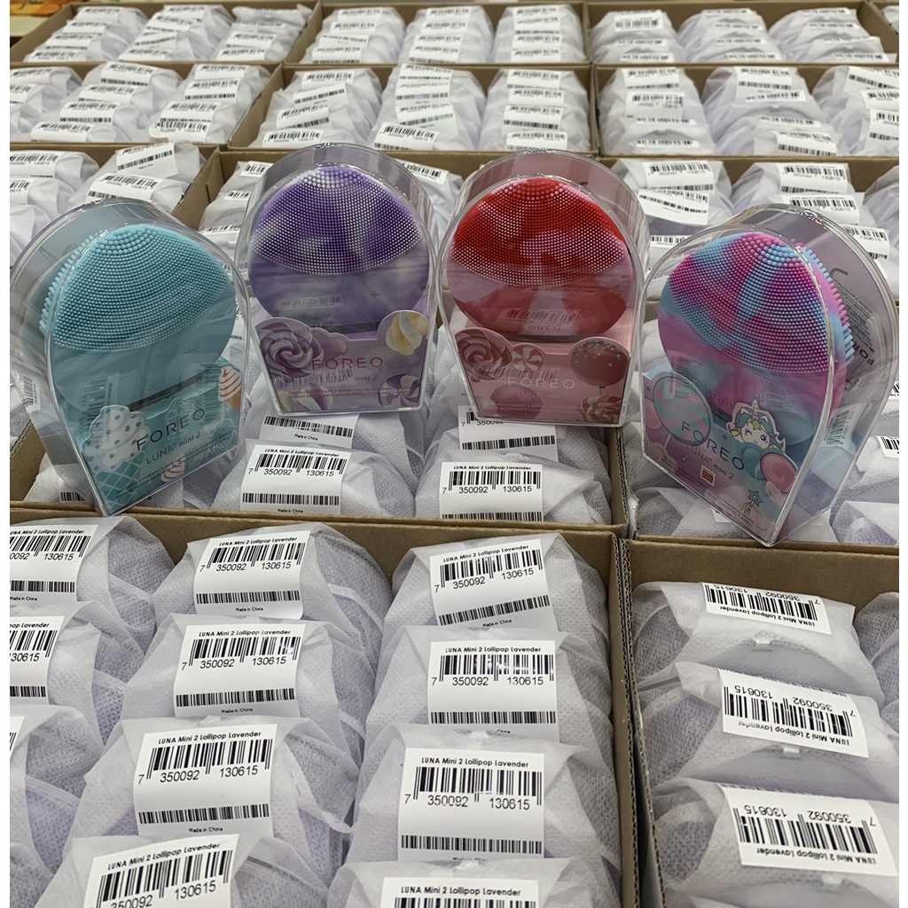 Máy rửa mặt Foreo Luna Mini 2 Lollipop bản Limited  loại bỏ bụi bẩn Hine Cosmetics