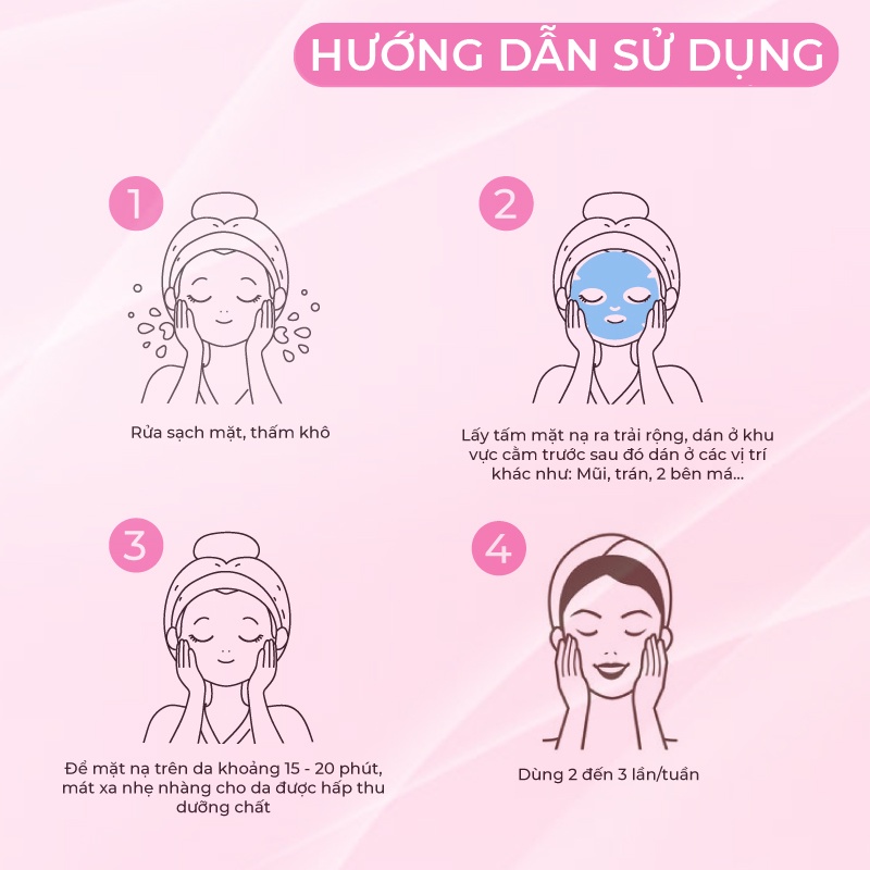 Mặt nạ giấy dưỡng ẩm trắng da chiết xuất từ Lô Hội 3W Clinic Hàn Quốc Lẻ Miếng 23ml