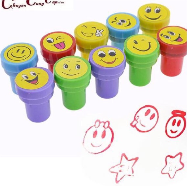 BỘ 10 CON DẤU IN HÌNH CHO BÉ