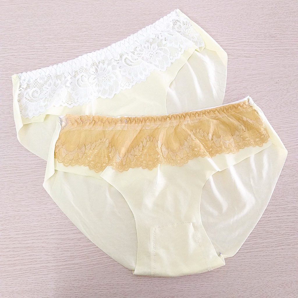 Quần lót su nữ ren hoa điệu đà quyến rũ KIMCHIBIKINI chíp cạp chun sexy nâng mông tôn dáng QL156