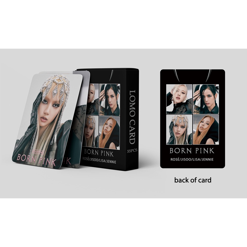 Hộp 55 Ảnh LOMO Card Nhóm Nhạc BLACKPINK 2022