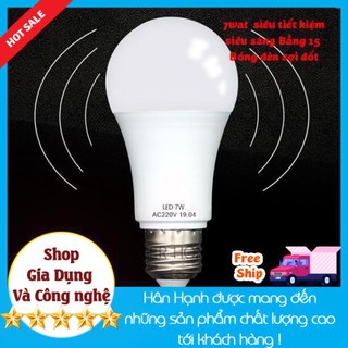 Bóng Đèn Led Cảm Biến Chuyển Động Rada 7w - 12w Cực Nhạy cho thị trường việt nam Model 2021 Bóng Đèn Led