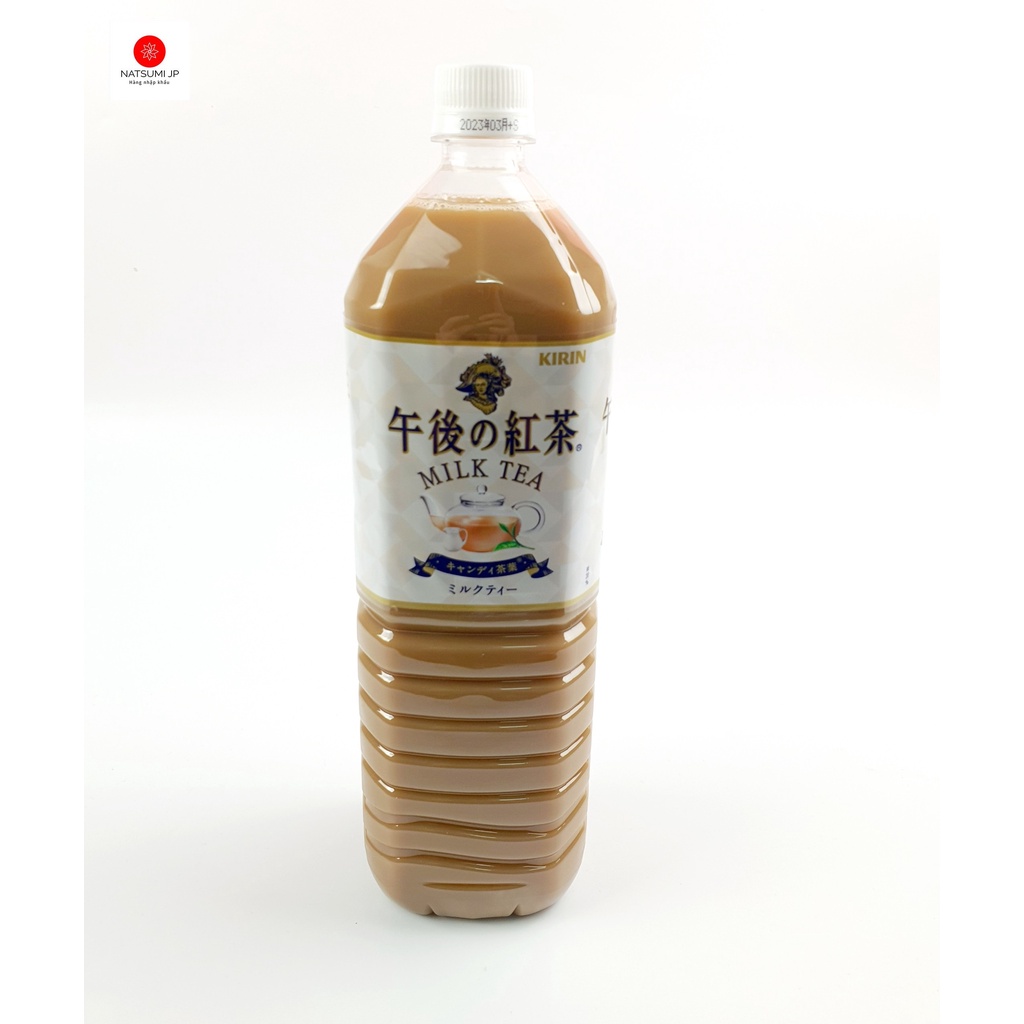 Trà sữa Kirin Milk Tea Nhật Bản ít ngọt chai lớn 0.5-1.5L