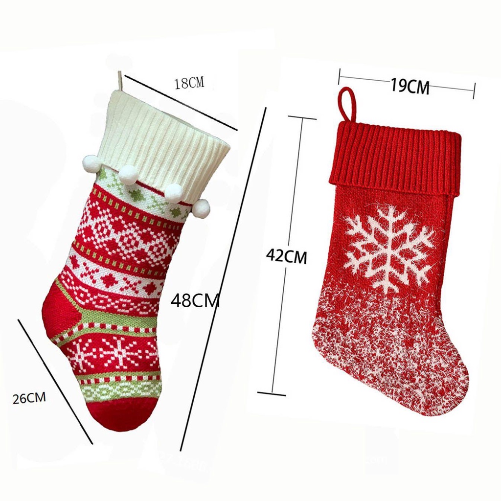 Vớ Giáng Sinh Năm Mới 2022 Có Dây Treo Trang Trí Cây Thông Noel