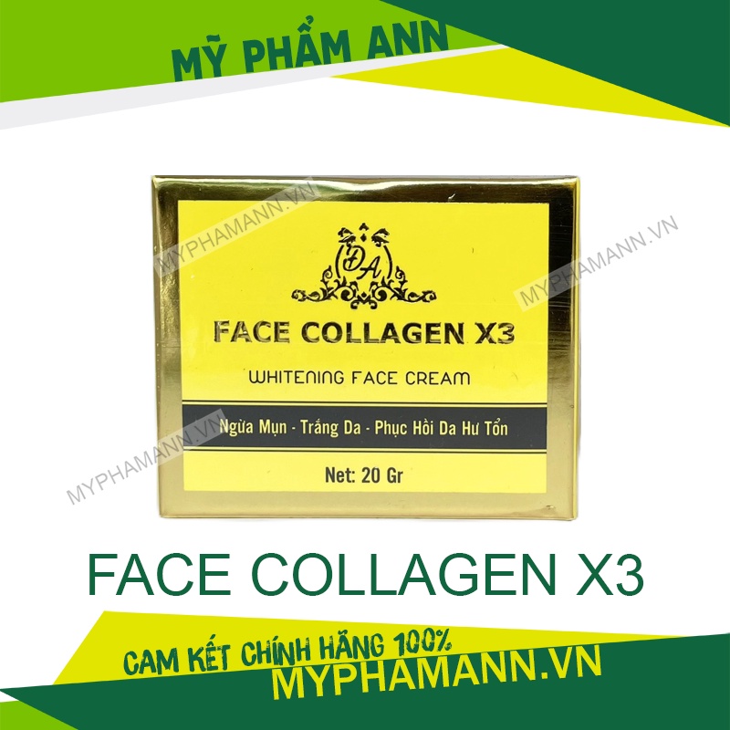 Kem Face Collagen X3 chính hãng Mỹ Phẩm Đông Anh - Kem dưỡng da mặt Colagen X3 Luxury