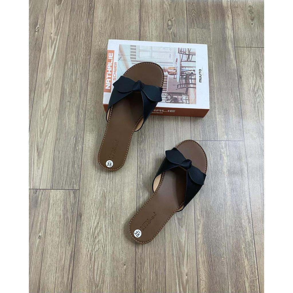 [shop giay minh thu] Sandal 3 dây đan, đế bằng 3cm MT306