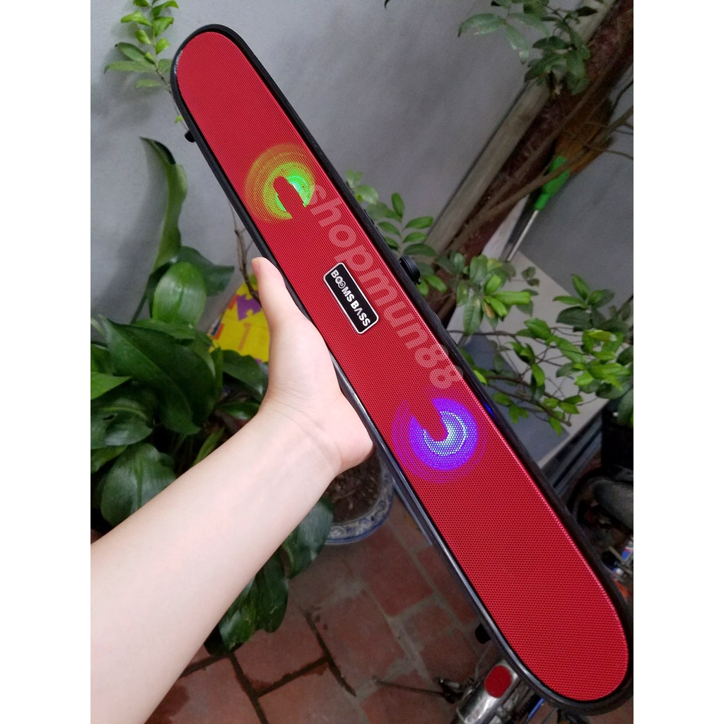 Loa Bluetooth BoomBass L30 Tích Hợp USB Thẻ Nhớ TF FM AUX Đèn Siêu Bass