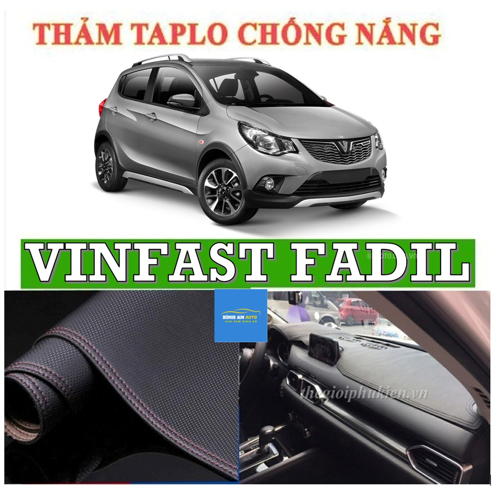 Thảm phủ taplo VINFATST FADIL dập vân cacbon cao cấp - ÔTô Pro