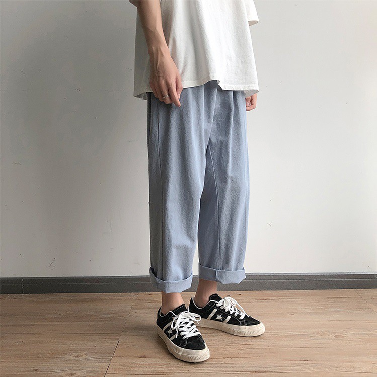 Quần vải nam Hàn Quốc cao cấp dáng rộng Trousers Loose SDH5