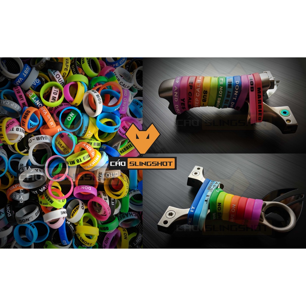 Vòng Silicon Chống Trượt, Vòng Cao Su Chống Trượt cho Ná, Vape,Bali...