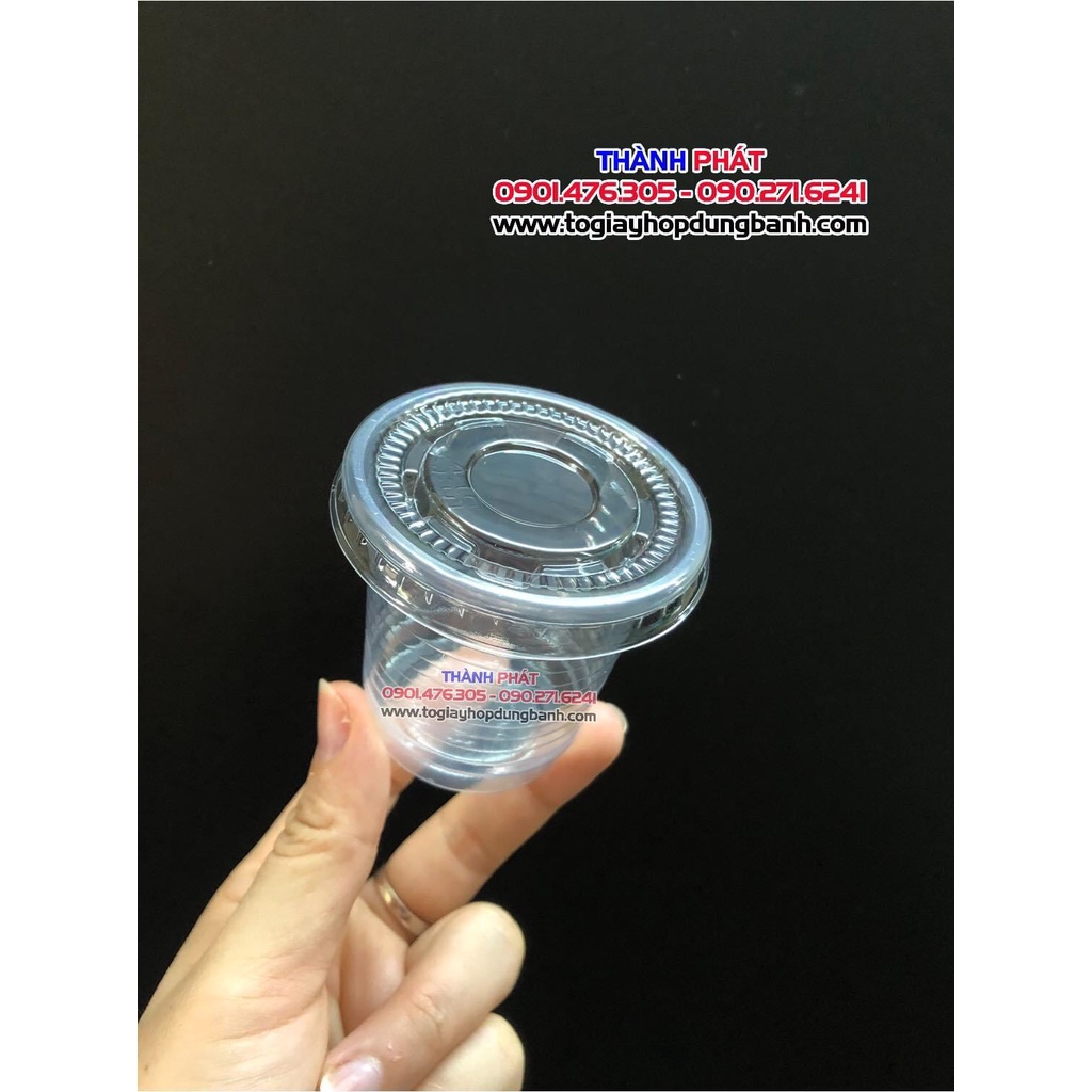 100 Ly rau câu 140ml đựng topping trân châu, trà đá