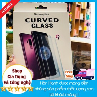 Kính cường lực full Màn Hình keo nước UV Samsung S9 Plus - uv2 New 2019