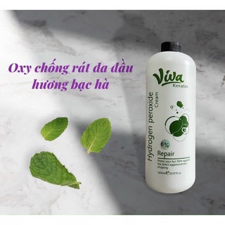 Oxy trợ nhuộm viva 1000ml, chống xót, hỗ trợ nhuộm