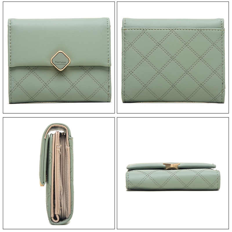 Ví Nữ Dáng Ngắn Đựng Thẻ Thời Trang Cao Cấp