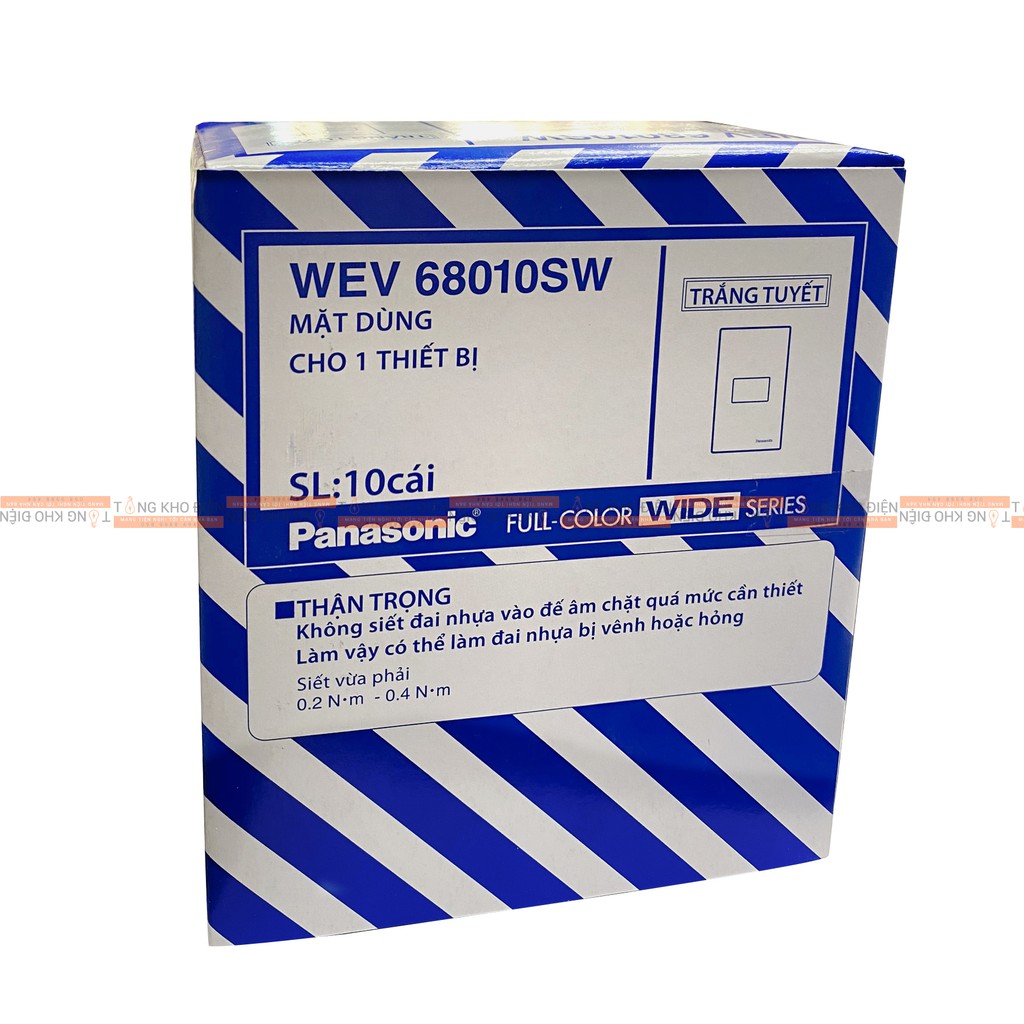 Mặt Dùng Cho 1 Thiết Bị Panasonic WEV68010SW [Dòng WIDE]