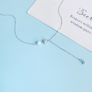 Dây Chuyền Bạc Blue Peach Basic DC627