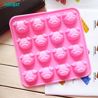 Khuôn silicone làm đá / chocolate / kẹo hình chú heo đáng yêu