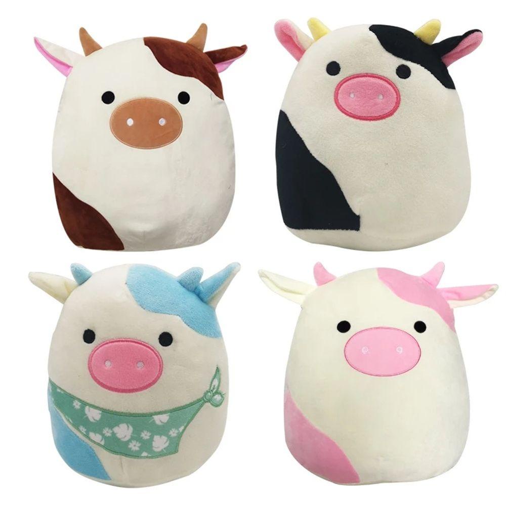 Bò Nhồi Bông Mềm Mại 20cm Dành Cho Trang Trí