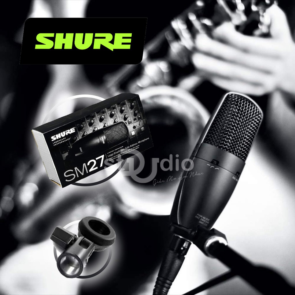 Micro thu âm Shure SM27-LC - Micro thu âm cho phòng thu