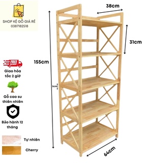 Kệ lò vi sóng gỗ 3 - 4 - 5 tầng đa năng
