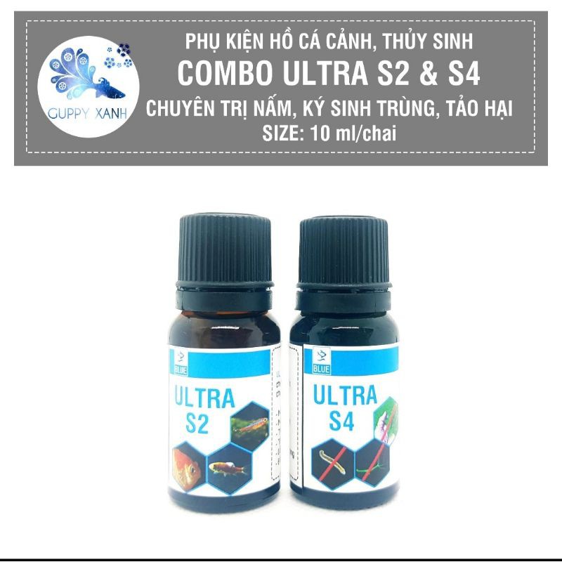 Vi sinh nấm trắng và nội ký sinh trùng - Ultra S2 Và Ultra S4 Của Hãng Blue Aqua