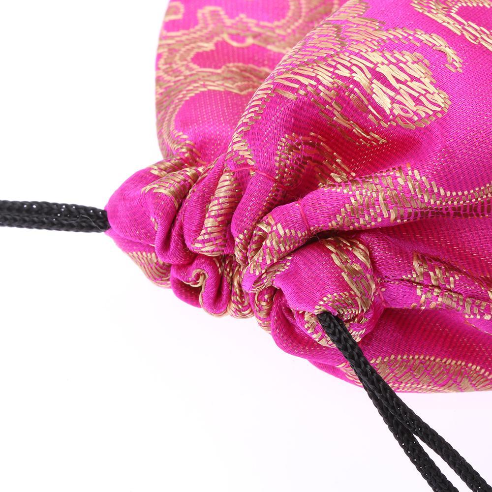 KUNHEV Túi Thơm May Mắn Bằng Lụa Thêu Họa Tiết Dễ Thương Dùng Làm Quà Tặng /