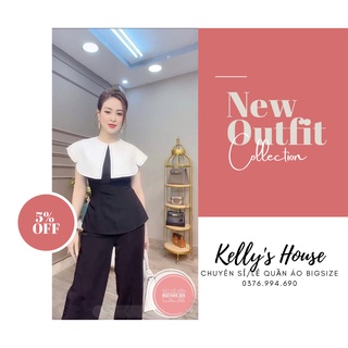 Bigsize set cổ viền cổ bèo