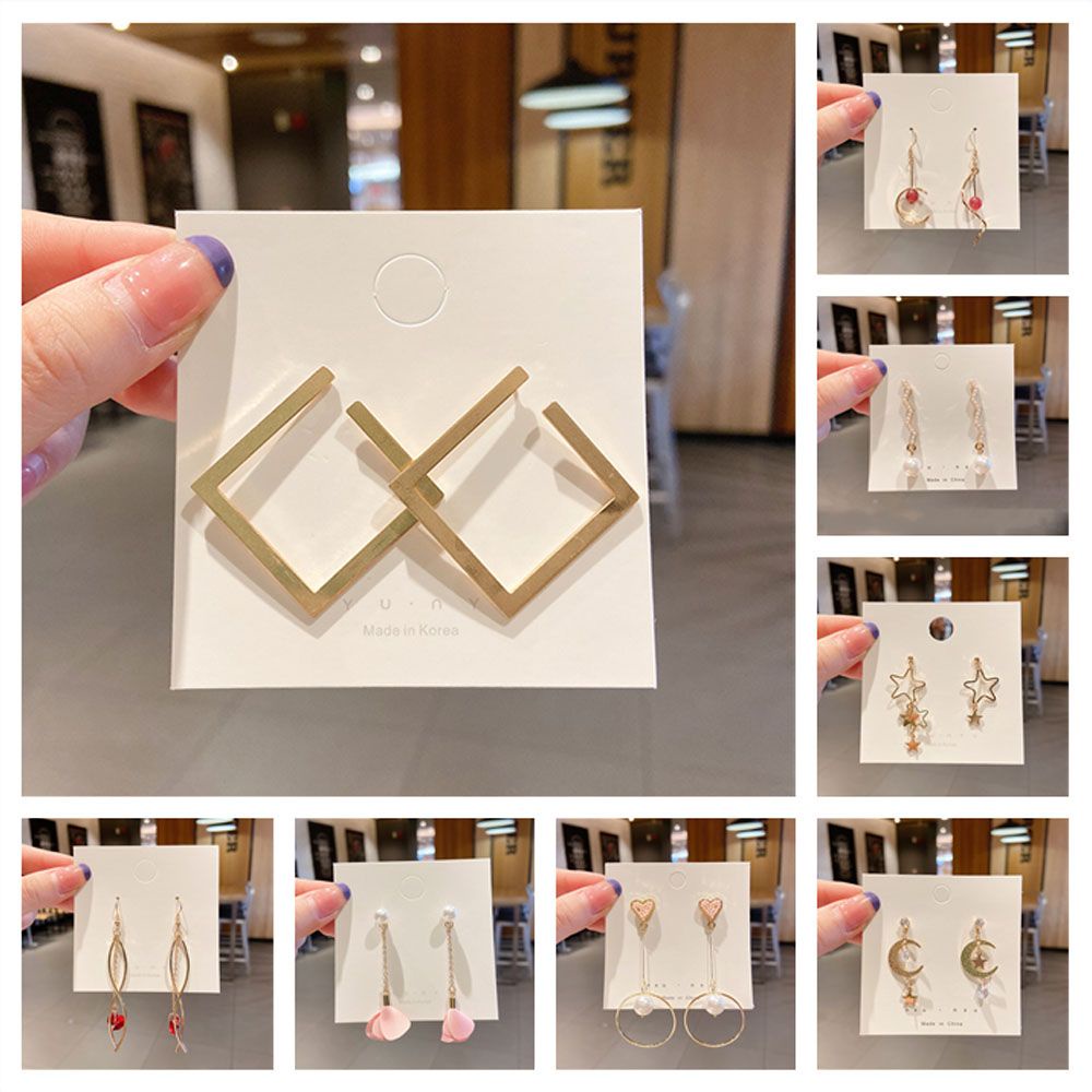 Bông tai ngọc trai đơn giản dễ thương xinh xắn phong cách thời trang cho nữ