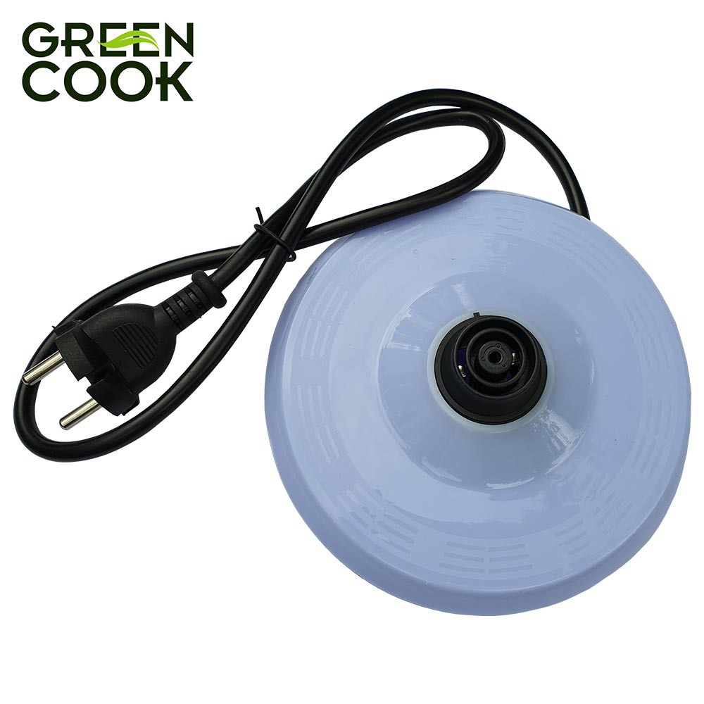 [Mã ELHADEV giảm 4% đơn 300K] Nôi Mini đa năng Green Cook GCEK12D01 600W 1,2L màu xanh có vỉ hấp