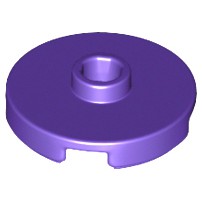 Gạch Lego tròn trơn 2 x 2 có nút rỗng / Lego Part 18674: Tile, Round 2 x 2 with Open Stud