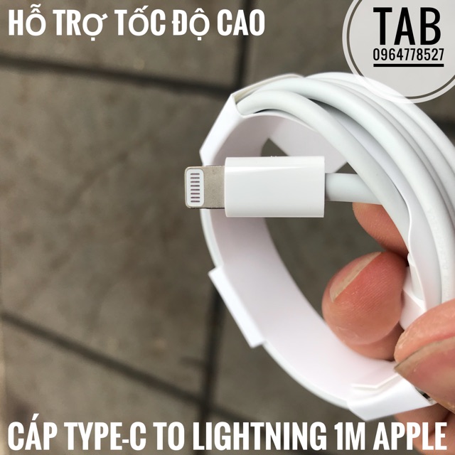 Cáp Type C To Lightning 1m Apple - Chính Hãng