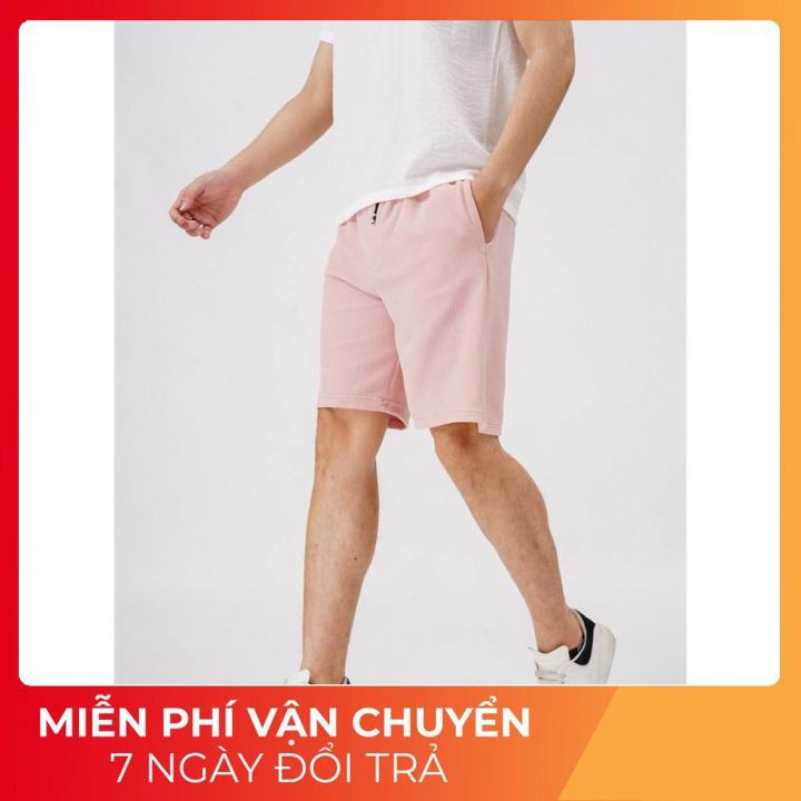 Quần ngố nam ⚡1 ĐỔI  1⚡ vải kim cương, Short nam co dãn vải cực mát - HALLO STORE