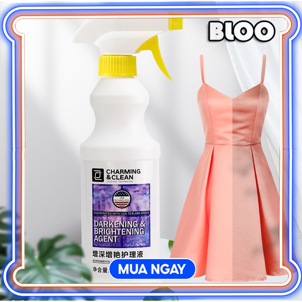 Dung Dịch Phục Hồi Và Chống Phai Màu Quần Áo Cao Cấp 500ML BLOO16