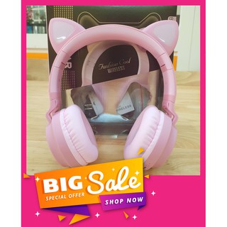 Tai Nghe Tai Mèo [ Có Mic ] Bluetooth 5.0, HEADPHONE CATEAR Model BT028C [ Chống Ồn ], [ Bass Chắc ], [ Êm Tai ] Misthy