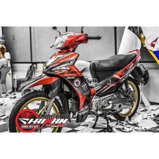 Tem Trùm Sirius Fi Cam Bạc Đen
