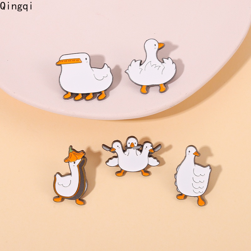 Trâm cài áo MISS ZOE hình chú ngỗng hoạt hình đáng yêu