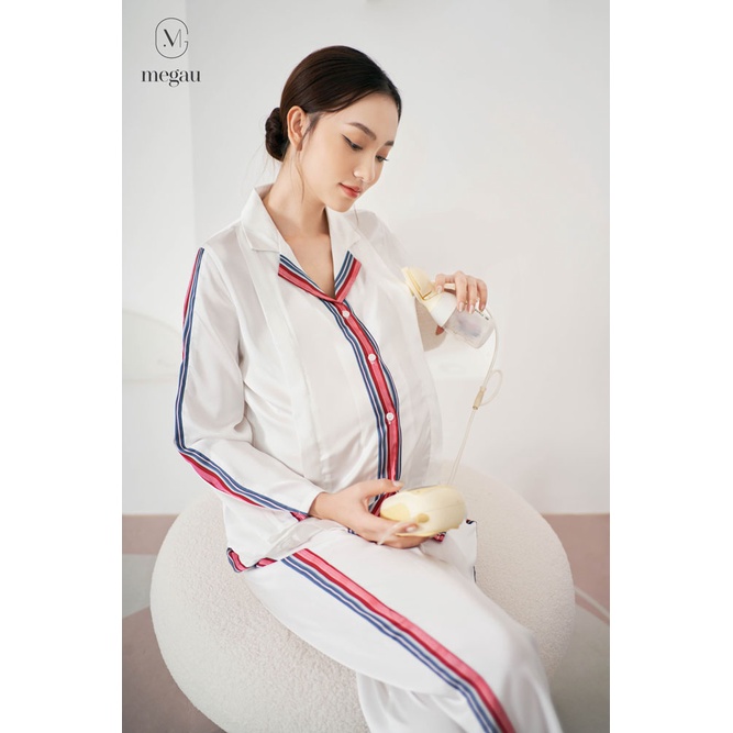 Bộ đồ ngủ bầu và sau sinh thiết kế độc quyền thương hiệu Megau - DIANA