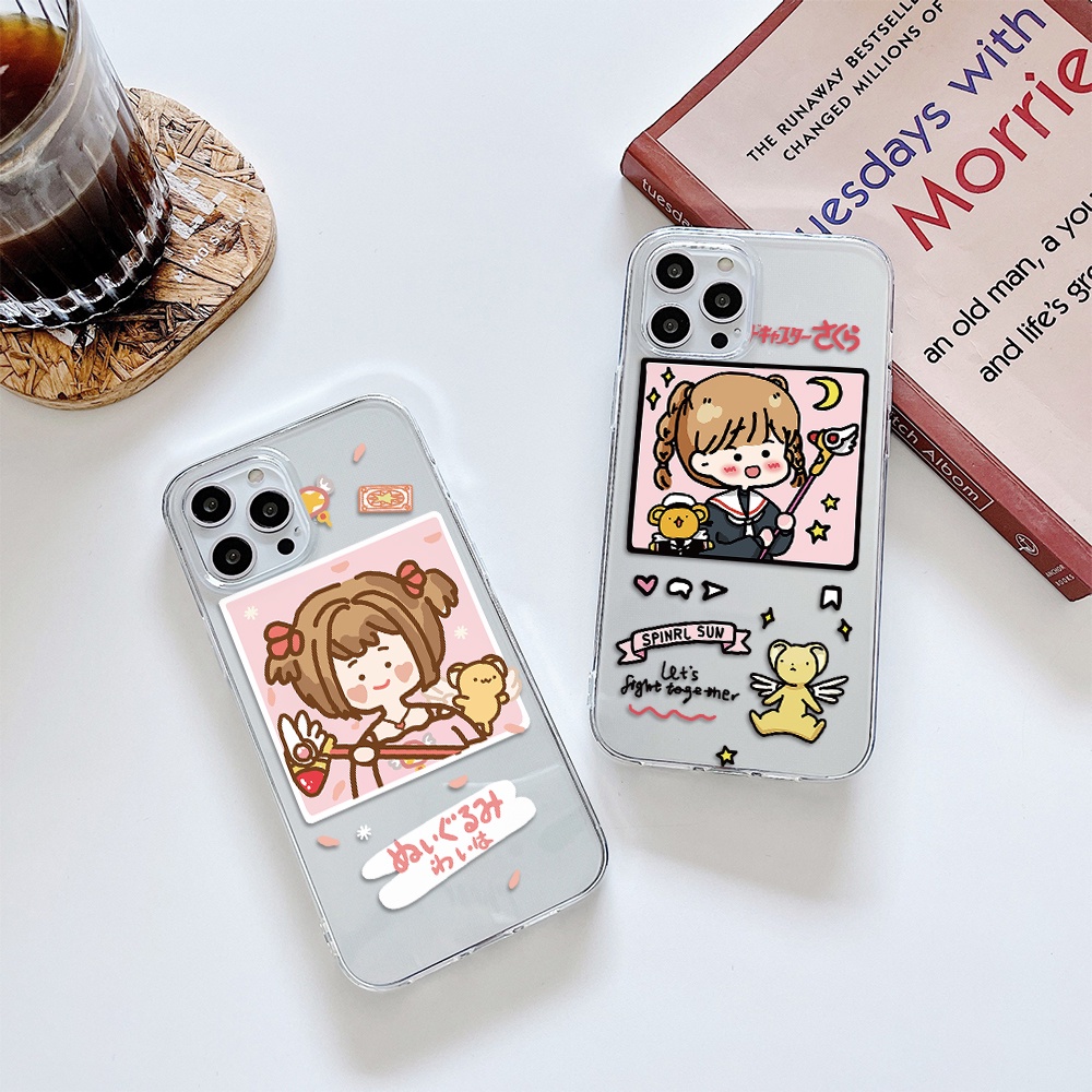 Ốp Điện Thoại Hình Thủ Lĩnh Thẻ Bài Sakura Cho Iphone 11 Pro Max 12 Pro Max 13 Pro Max Mini 6 7 8 6 7plus Se 2020 X Xs Xr 5 4