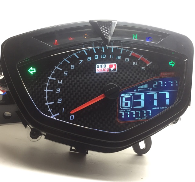 Đồng hồ điện tử koso Uma gắn exciter2010/sirius