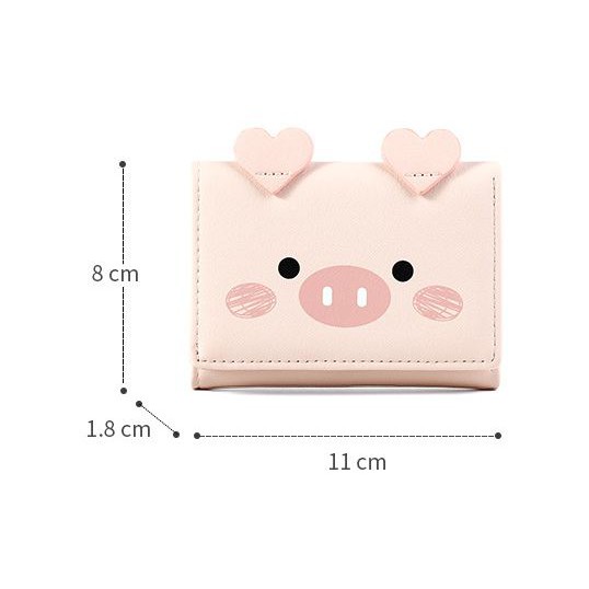 [FREESHIP đơn từ 0đ] Ví lợn dễ thương mini