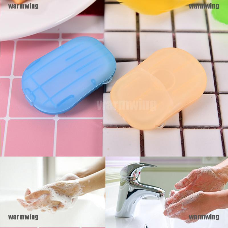 Hộp giấy xà phòng rửa tay du lịch tiện dụng