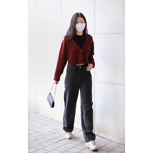 Quần jeans Ống suông dài Ruchan
