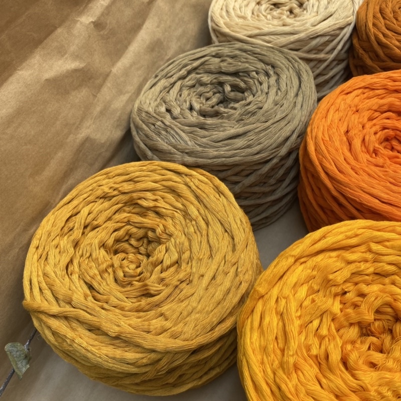 Dây thừng Macrame cotton màu 1 xoắn