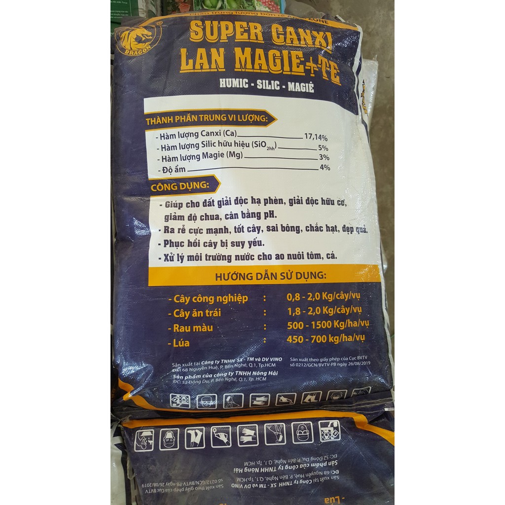 Phân bón SUPER CANXI LAN MAGIE + TE - Túi Zip 1Kg