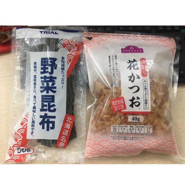 Dashi cá bào tảo bẹ Nhật Bản